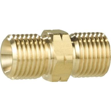 DUBBELE NIPPEL 1/4" BU. LI X RE