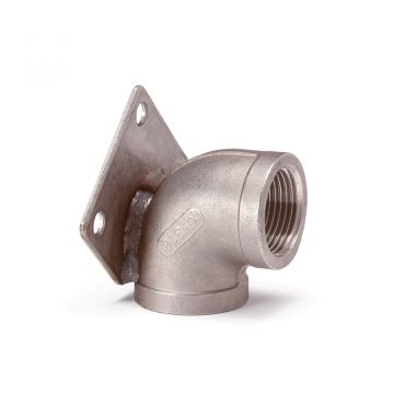 MUURPLAAT 1" 90' BI/BI RVS