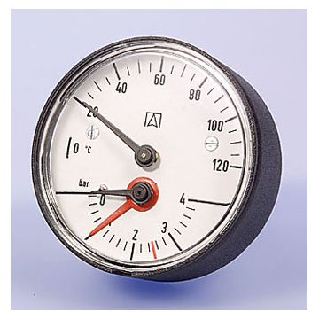 CV-DRUK/TEMPERATUUR METER 4 BAR