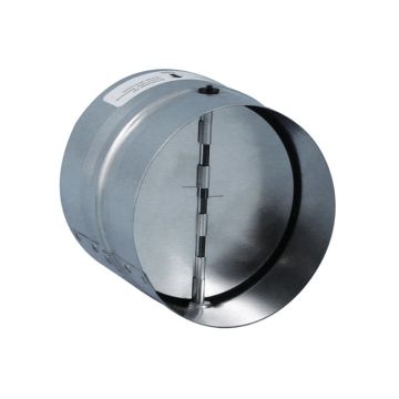 BUISVERBINDER MET VLINDERKLEP 100MM