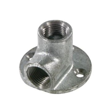 MUURPLAAT 3/4" 90' BI/BI GEG