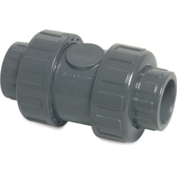 TERUGSLAGKLEP 63 MM PVC VEERBELAST PN16
