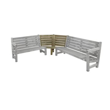 LOUNGEBANK HOEKELEMENT GEIMPREGNEERD
