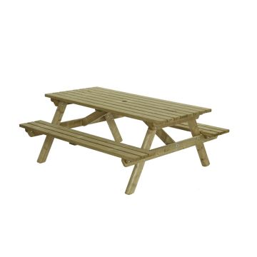 PICKNICKTAFEL 160x180 CM 35MM DIK