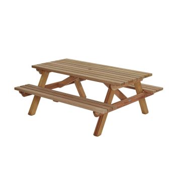 PICKNICKTAFEL HARDHOUT 160x180CM 40MM