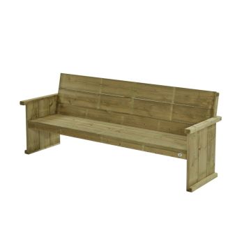 TUINBANK LISSE 230CM GEIMPREGNEERD