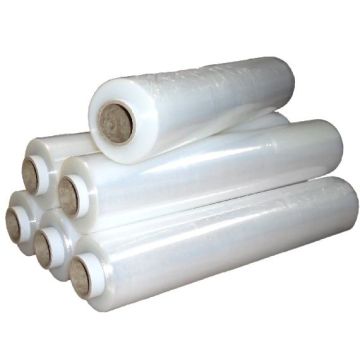 WIKKELFOLIE 50CM TRANSPARANT 300MTR