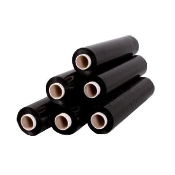WIKKELFOLIE 50CM ZWART 300MTR