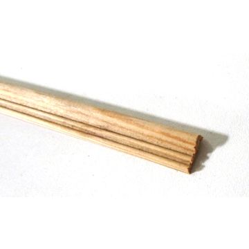 DECORLIJST  5X14MM 2.70MTR GRENEN