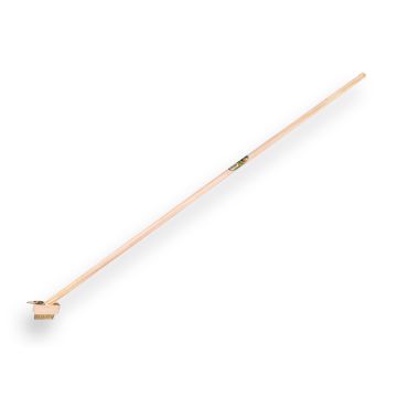 ONKRUIDBORSTEL MET SCRATCHER M/STEEL