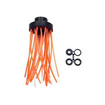 ONKRUIDBORSTEL  80MM NYLON 16 DRADEN
