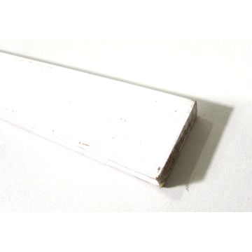 HARDHOUTEN LAT 12X 44 MM WIT 2.1 MTR