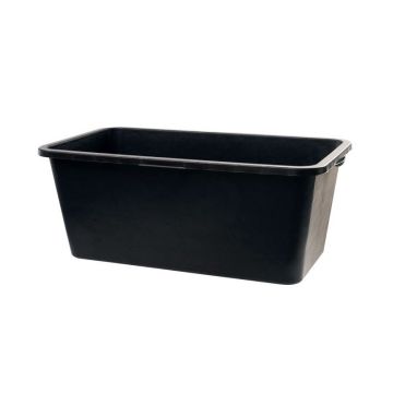 SPECIEKUIP  80 LTR RECHTHOEKIG ZWART