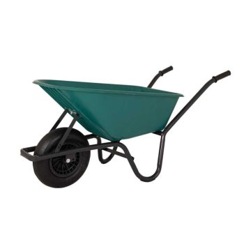 KRUIWAGEN 85 LITER GROEN KUNSTSTOF
