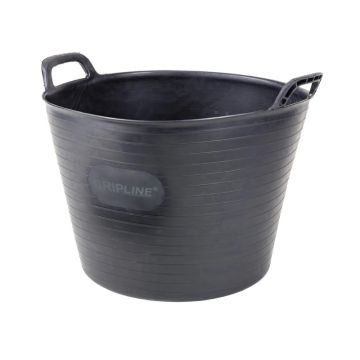 FLEXI TUB 42 LITER ZWART   GRIPLINE