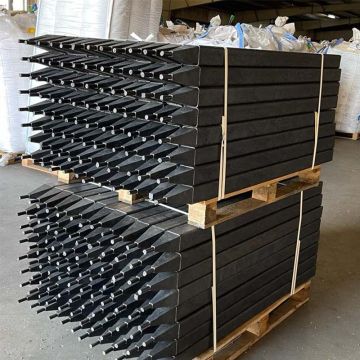 STEKPAAL 160X8X8 CM KUNSTSTOF ZWART