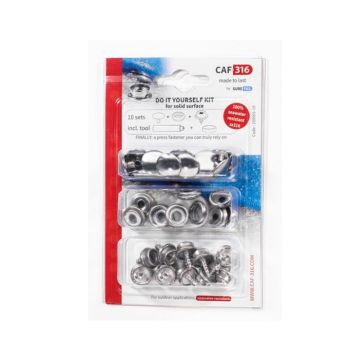 DRUKKNOPEN SET MET SCHROEF CAF-316  10ST