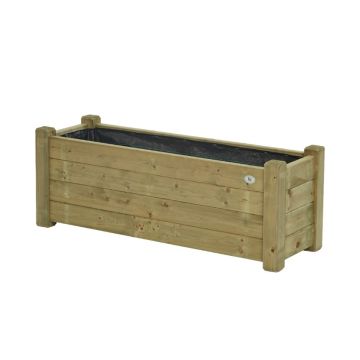 BLOEMBAK 40X120 CM, 44CM HOOG, 35MM DIK
