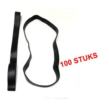 PLAT ELASTIEK 320x20x2 MM ZWART 100-STK