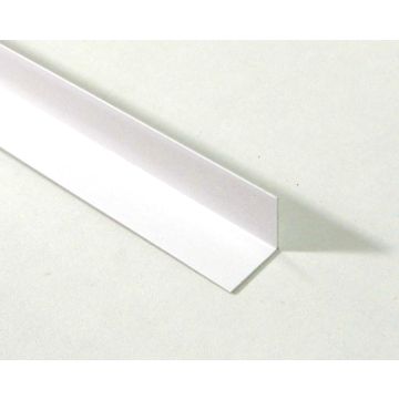 PVC HOEK 35X35X1.2 MM 2.60MTR WIT