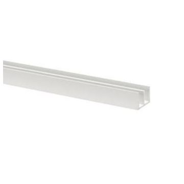 SCHUIFRAIL  PROFIEL 14x18MM WIT  260CM