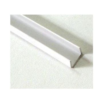 PVC U-PROFIEL  18x21 MM WIT 2.6-MTR
