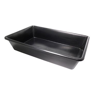 OPVANGBAK 20LTR ZWART  60x40x12 CM