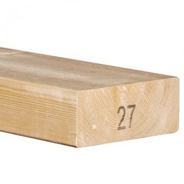 VUREN BALK 63x160  420CM  GESCHAAFD