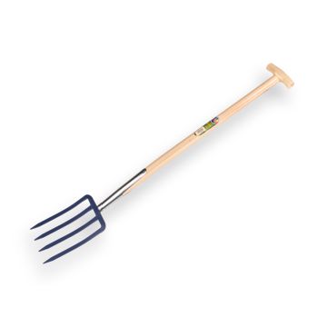 SPITVORK 4-TANDS BLAUW 85CM STEEL ATLAS