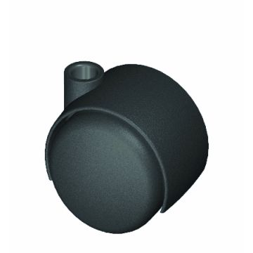 MEUBELROL 50 MM ZWART PA