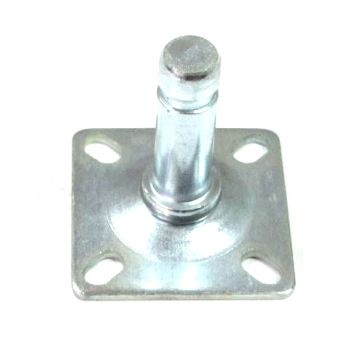 PLAAT V/MEUBELROL 38X38 MM