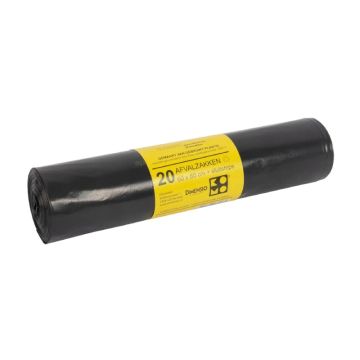 VUILNISZAKKEN KOMO 60L 20-STK