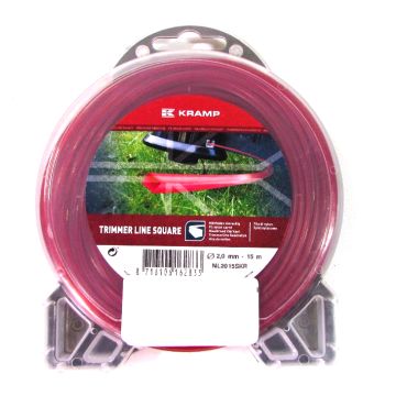 WEED-EATER DRAAD 2.0MM  15-M VIERK. ROOD