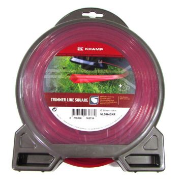 WEED-EATER DRAAD 3.0MM  44-M VIERK. ROOD