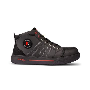 WERKSCHOEN REDBRICK CHAMP HIGH ZWART 43