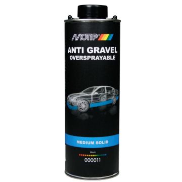 ANTI-STEENSLAG 1000ML ZWART MOTIP 11