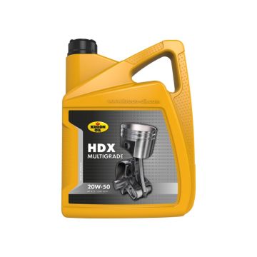 MOTOROLIE HDX 20W-50 5-LTR KROON-OIL