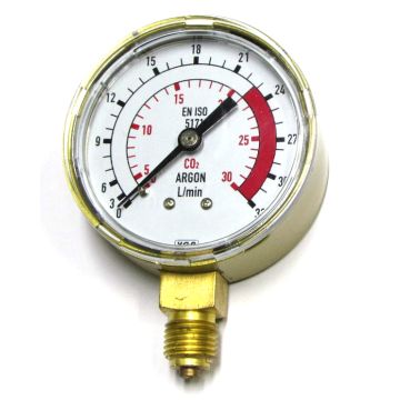 MANOMETER LITERS/MIN. DIN 8549 1/4"