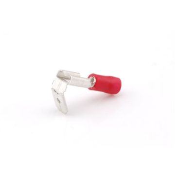 KABELSCHOEN AFTAKVLAKSTEKER 6.3X0.8 ROOD