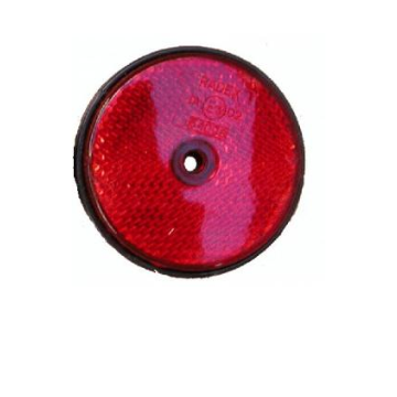 REFLEKTOR ROND ROOD 60MM