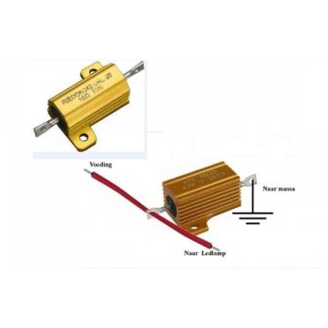 LED WEERSTAND 10 OHM 25 WATT
