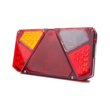 ACHTERLICHT LED DRIEKHOEK 12/24V LINKS