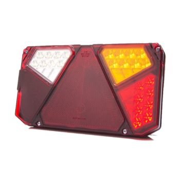 ACHTERLICHT LED DRIEKHOEK 12/24V RECHTS