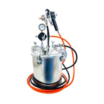 AIRPRESS VERFSPUIT MET DRUKVAT 8.5L