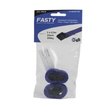 SJORBAND  50CM BLAUW 155 FASTY 2-STK