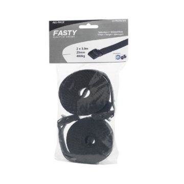 SJORBAND 300CM ZWART 158 FASTY 2-STK