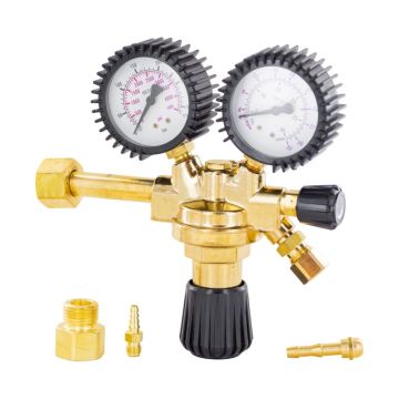 REDUCEERVENTIEL+2 MANOMETER 8MM