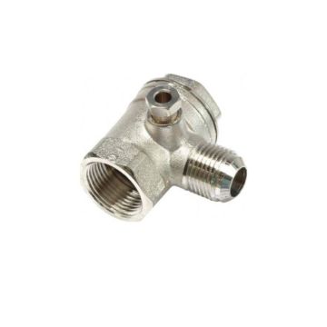 TERUGSLAGVENTIEL 1/2"INx3/8"U MESS/VERNI