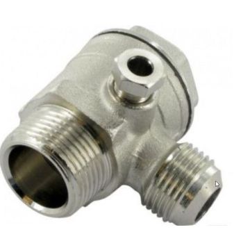 TERUGSLAGVENTIEL 1/2"Ux3/8"U MESS/VERNIK
