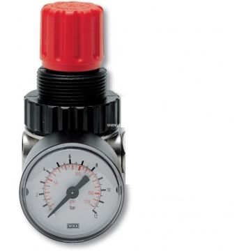 REDUCEERVENTIEL M/MANOMETER 1/4"